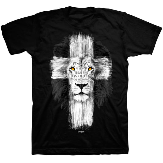 Kerusso Christian T-Shirt Lion Cross