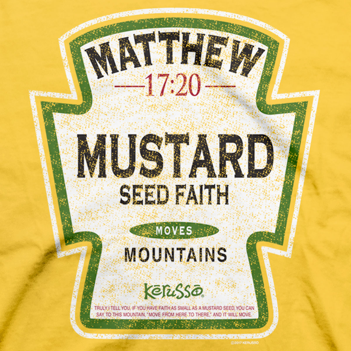 Kerusso Christian T-Shirt Mustard