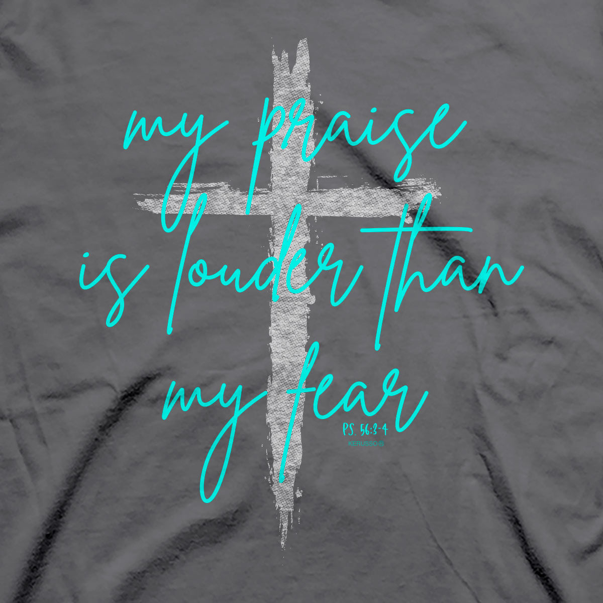 Kerusso Womens T-Shirt Praise Is Louder