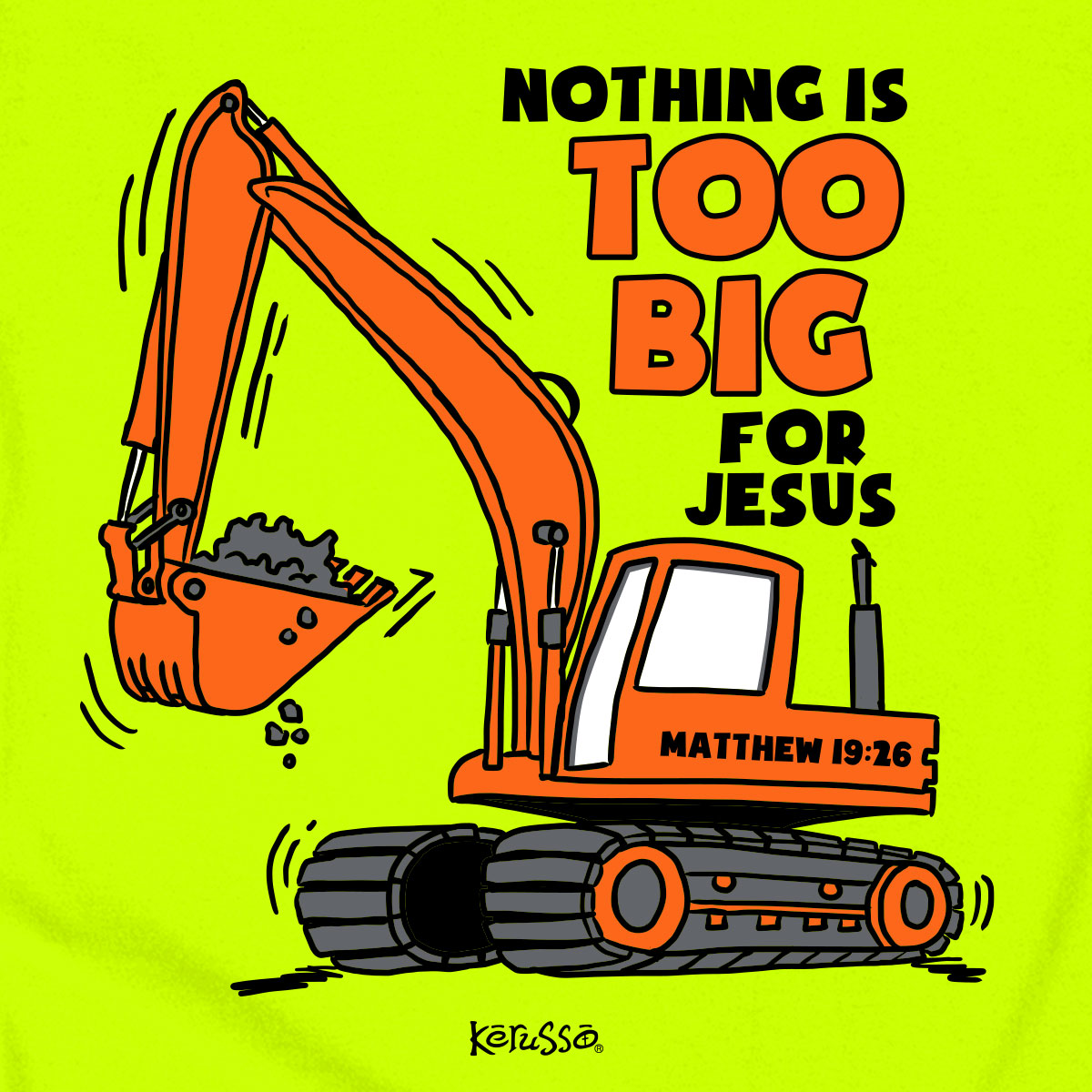 Kerusso Kids T-Shirt Nothing Too Big