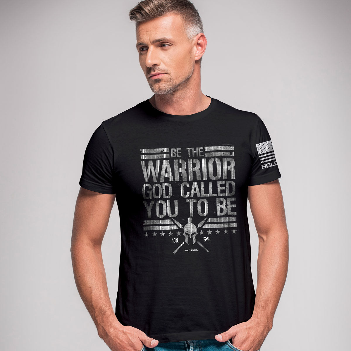 HOLD FAST Mens T-Shirt Warrior