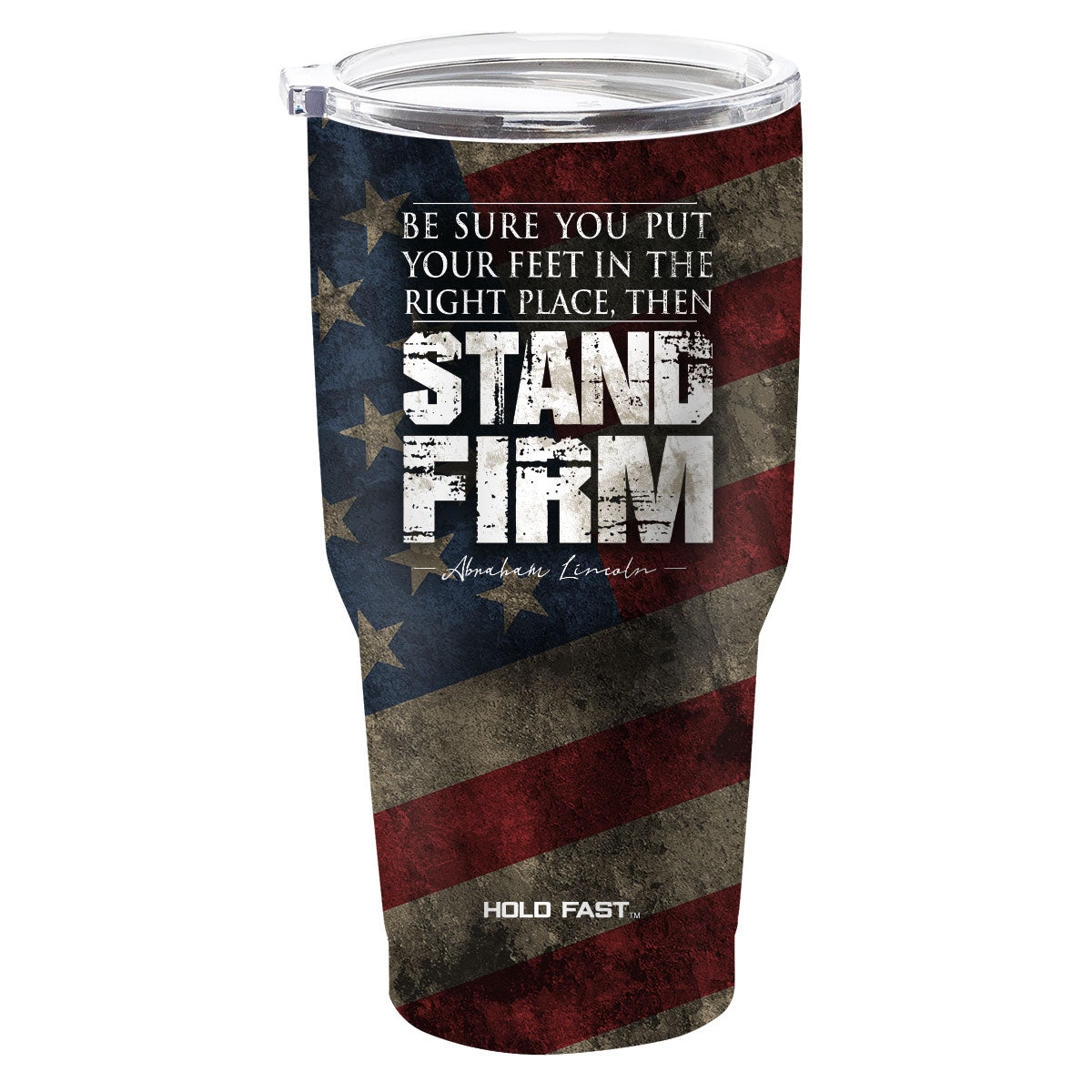 Kerusso Lincoln Flag 30 oz Stainless Steel Tumbler