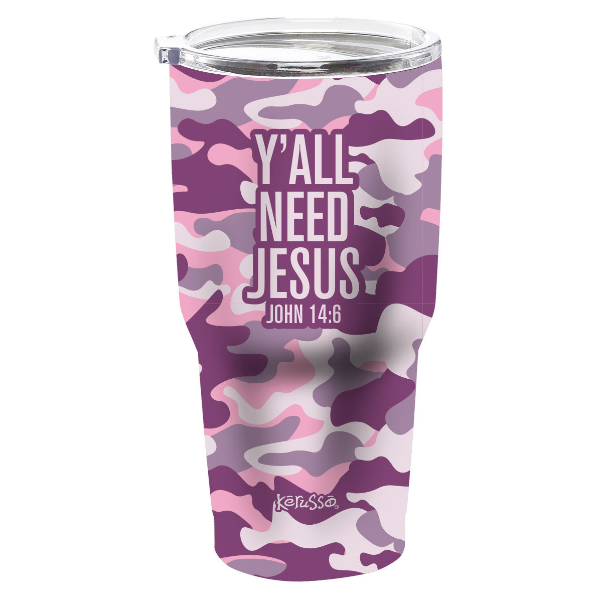 Kerusso Y'all Need Jesus 30 oz Stainless Steel Tumbler