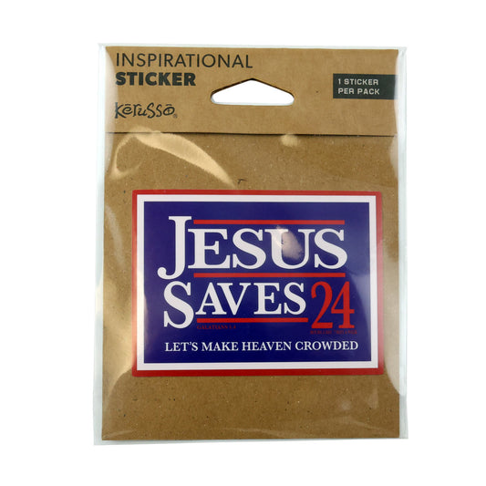 Kerusso Sticker Jesus Saves 24